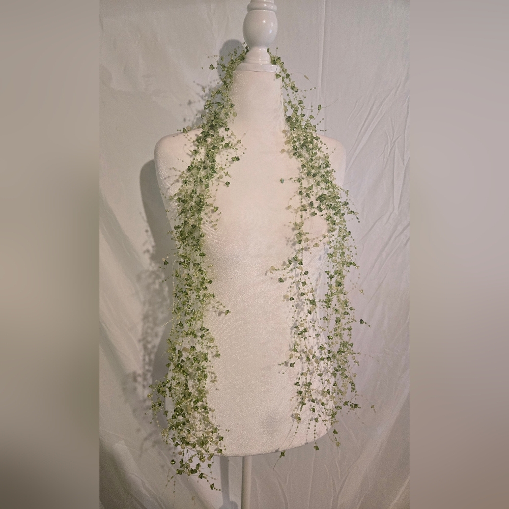 Green Beaded Decorations And Plaque Wall DECOR - Picture 2 of 10